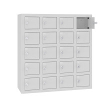 VBOX M 4/20 ELECTRO – Skriňa na nabíjanie mobilných telefónov s 20 priehradkami