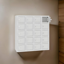 VBOX M 4/20 ELECTRO – Skriňa na nabíjanie mobilných telefónov s 20 priehradkami