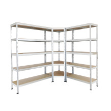 LRACK AS 1800/700/700/400 5/175 C | Rohový regál s 5 HDF policami