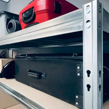 HRACK AS 2000/1800/600 4/600 | Regálová zostava s 4 HDF policami s vysokou nosnosťou