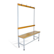 BRIDGE IM 1000 AH | Šatníková lavica s opierkou a vešiakmi s dĺžkou 1000 mm