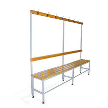 BRIDGE IM 2000 AH | Šatníková lavica s opierkou a vešiakmi s dĺžkou 2000 mm