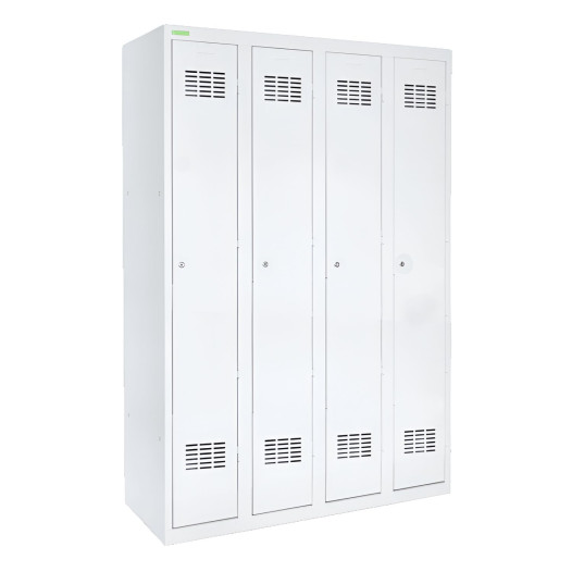 4-dverová šatníková skriňa s dlhými dverami, LOCKER H 4