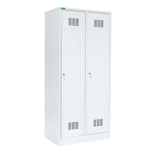 2-dverová šatníková skriňa s prepážkou, LOCKER H 2 BW 