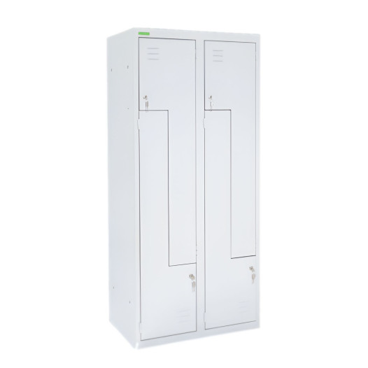 4-dverová šatníková skriňa so Z-kovými dverami, LOCKER H Z4 400