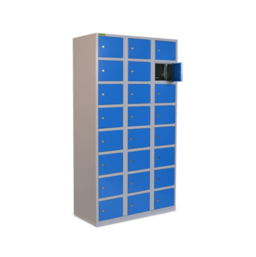 24-priehradková skriňa na úschovu cenností, VBOX H 3/24 7035/5012