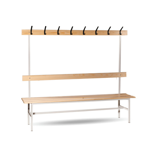  Šatníková lavica s opierkou a vešiakmiBRIDGE LL 2000 AH