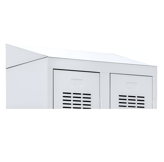 Šikmá strieška ku skriniam so šírkou 600 mm, TOP H 600 