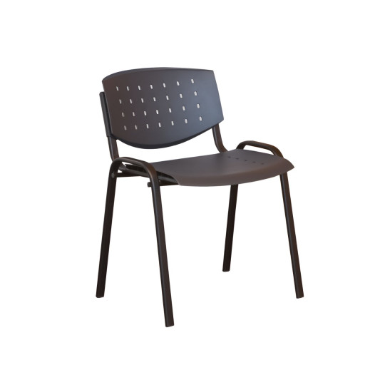 Jedálenská stolička šedá, EATSEAT BA GY 