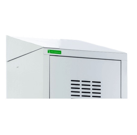 Šikmá strieška ku skriniam so šírkou 400 mm, TOP H 400