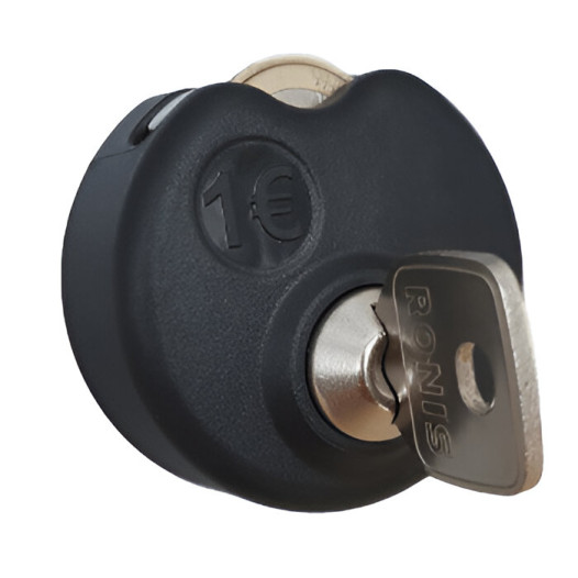 Zámok na mince, COINLOCK WF 90R BK