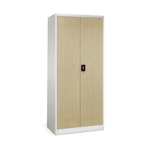 Kancelárska skriňa s imitáciou dreva, DOCUCAB CH 1900/900/400 7035/LW