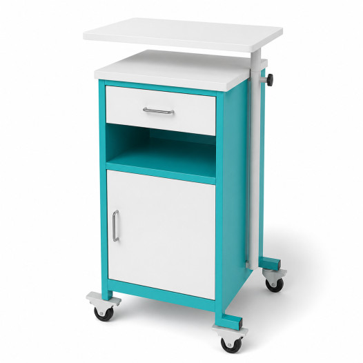 Nočný stolík na kolieskach, BEDSIDE CAB M WE/GE