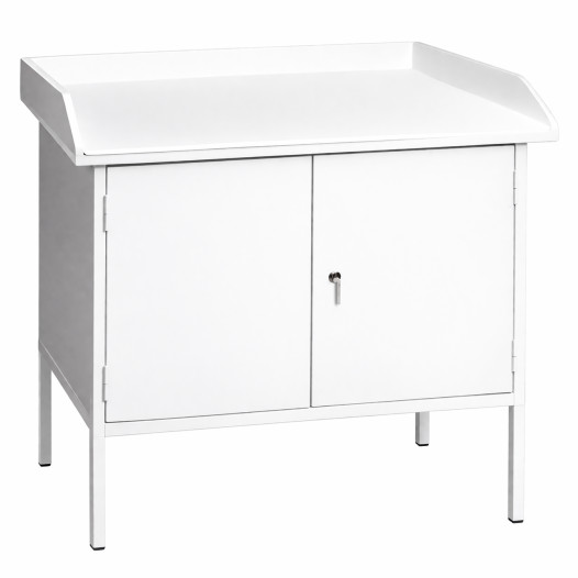 Prebaľovací stolík s uzamykateľnou skrinkou, HOPITAL CHANGING TABLE ZR LOCK