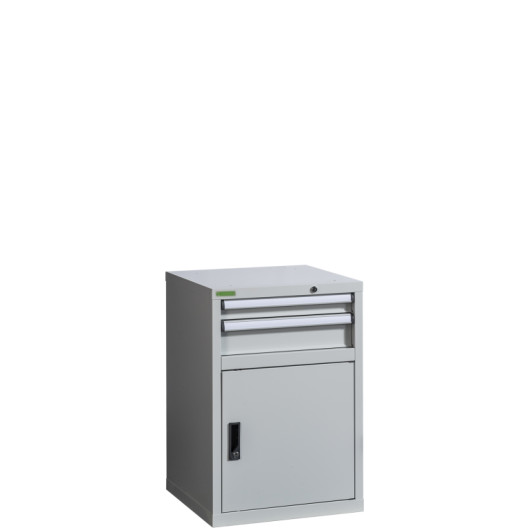 CONTI PK 840/580 CD2 NW | Dielenský kontajner s 2 zásuvkami a 1 skrinkou