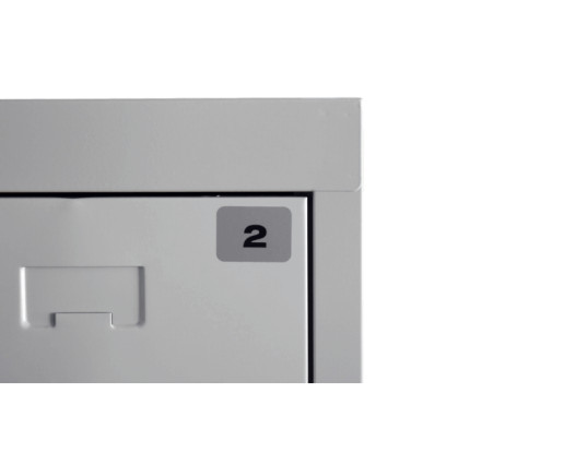 STICKER MB 1-100 | Samolepka na číslovanie skríň 1-100