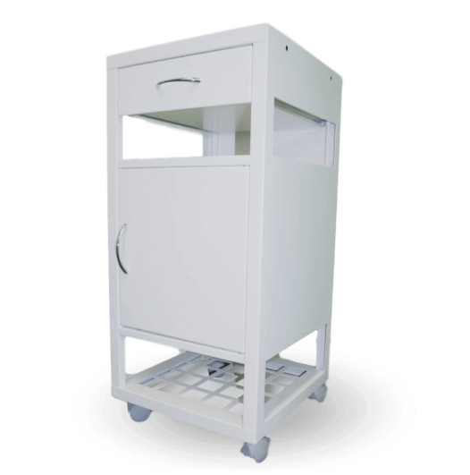 BEDSIDE CAB H WE | Kovový nočný stolík