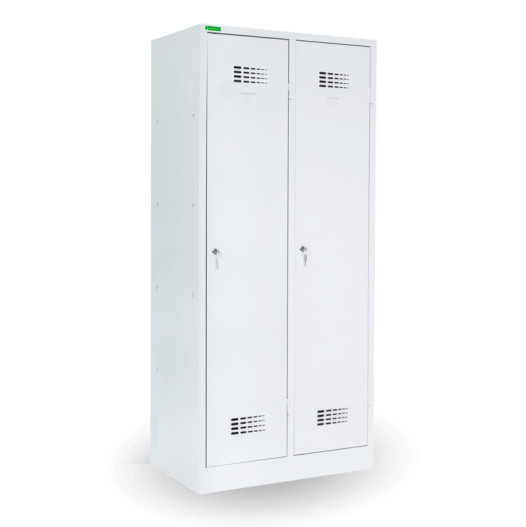 LOCKER M 2 400 | Kovová šatníková skriňa 2-dverová bez prepážok