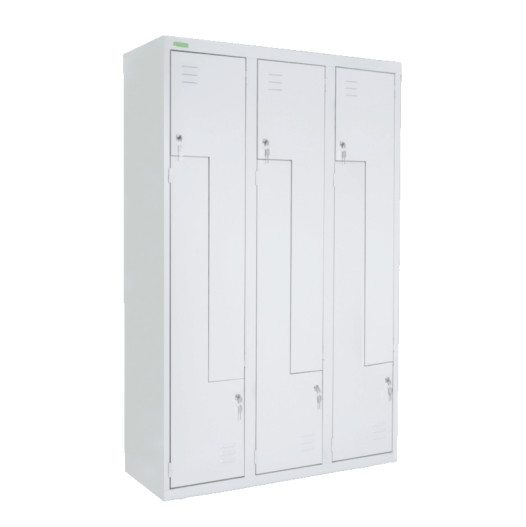 LOCKER H Z6 350 | 6-dverová šatníková skriňa so Z-kovými dverami so šírkou 350 mm