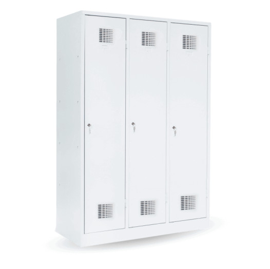 LOCKER M 3 BW │3-dverová šatníková skriňa s prepážkou