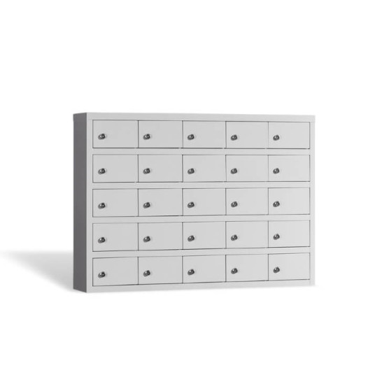 VBOX CH 5/25 | 25-priehradková skriňa na úschovu cenností