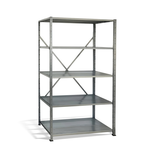 SRACK 2000/1190/630 5 ZN | Policový regál základný modul