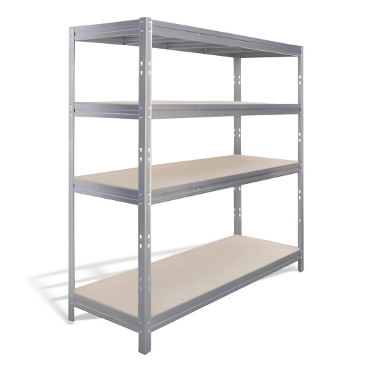 HRACK AS 2000/1800/600 4/450 | Regálová zostava s 4 HDF policami s vysokou nosnosťou