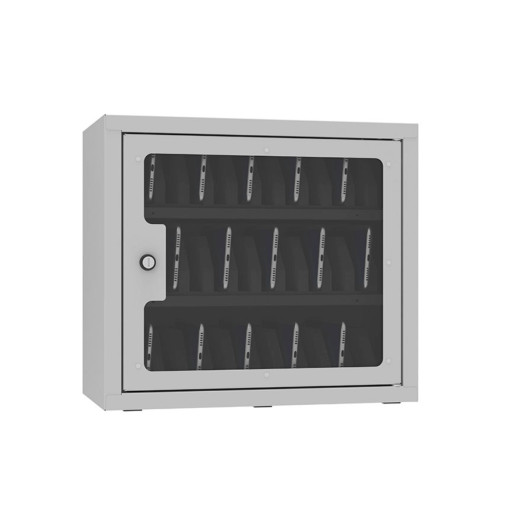 LOCKER M PHONE 1/30 GSS | Skriňa na úschovu mobilov so sklenenými dvierkami